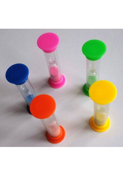 Mini Plastik Kum Saati. Tabu Oyun Için Saat 8 Cm Boyutlu - 3 Adet N11.42271