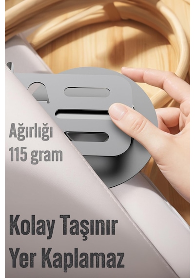 Yüksek Kalite Metal Katlanabilir 360 Dönen Ayarlı Telefon Tutucu Masaüstü Telefon Tablet Standı S013
