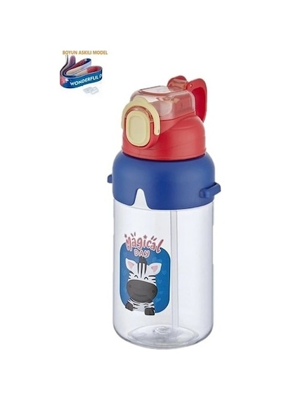Vagon Matara Suluk Policarbon 650 Ml Vgn2266 Kırmızı Lacivert