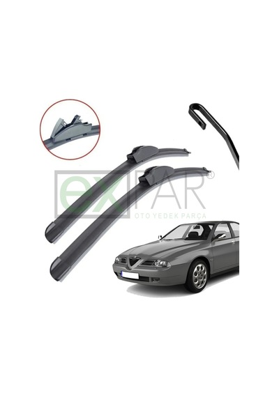 Alfa Romeo 166 Sedan Ön Cam Silecek Süpürgesi Takımı 1998 - 2003
