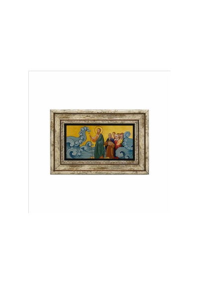 Musa Nın Denizi İkiye Ayırması Baskılı Taş Tablo 20x30