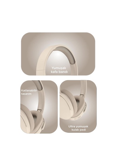 Bluetooth Kulaklık Kulak Üstü Kablosuz Kulaklık P2961