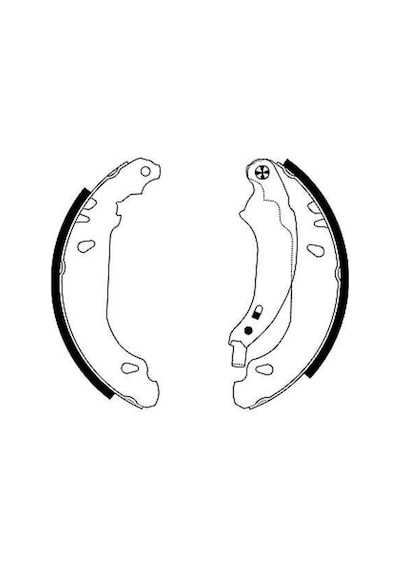 Renault Clio Symbol Arka Fren Balatasi 1998-2007 7701205758 Gs8669 1.4