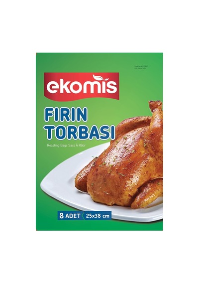 Fırın Torbası 8 Adet 25 X 38 Cm Mikrodalga Uyumlu Isıya Dayanıklı Tek Kullanımlık Pişirme Torbası Tavuk, Et, Balık Ve Sebzeler İçin Çok Renkli