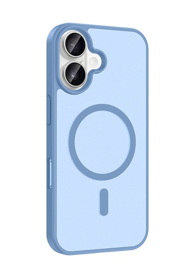 İphone 16 Kılıf Magsafe Kamera Korumalı Mat Parmak İzi Tutmayan Butam Bilişim Baby Blue