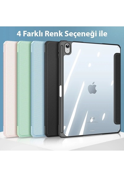 Dux Ducis Apple iPad Uyumlu, 10.2 2022 Kılıf Toby Series Kalem Yerli Manyetik Kapaklı Kılıf- 5775