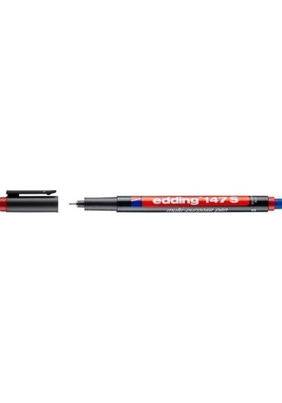 Edding 147s Asetat  Kalemi 10'lu Paket Kırmızı