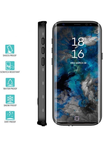Galaxy S9 En İyi Full Koruma Kılıf Siyah Renk For Samsung Full Koruma Kılıf Uyumlu