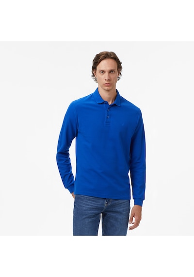 Nautica Classic Fit Uzun Kollu Polo Yaka Erkek Mavi T-shirt 026 K57351t Mavi