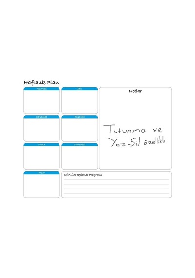Planlayıcı Akıllı Kağıt Planner Sticker 2021 Kağıt Tahta Yazı Tah (527105162)