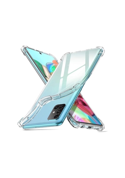 Galaxy A71 Köşeleri Airbagli Ultra Koruma Şeffaf Zırh Kılıf