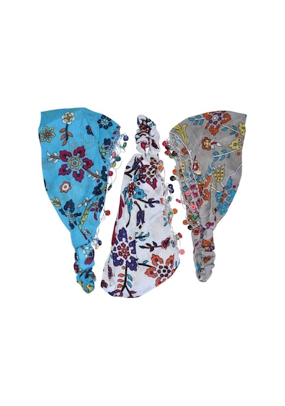 Bandana Paraşüt Model Lastikli 3 Lü Kahverengi