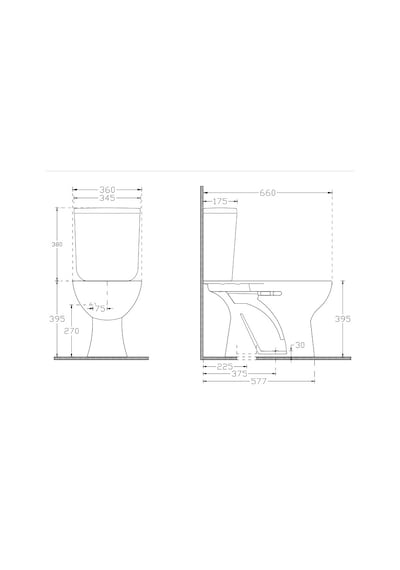 Ece Banyo Eti Alttan Çıkışlı Takım Klozet Seti-10Ets1013