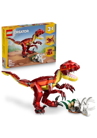 LEGO® Creator 3’ü 1 Arada Vahşi Dinozor 31379 – 8 Yaş ve Üzeri Çocuklar için Yaratıcı Oyuncak Yapım Seti (283 Parça)