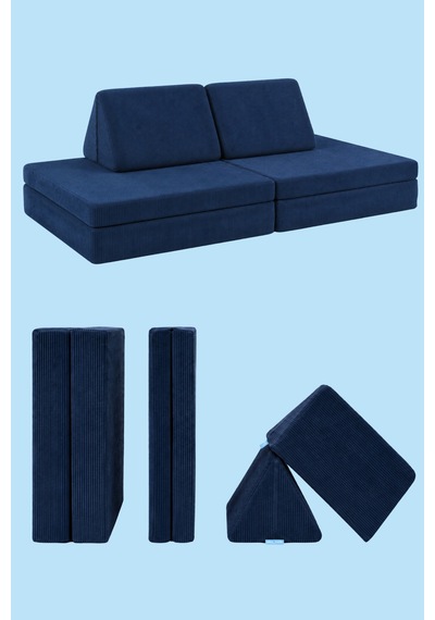 Funbed Sofa Çocuk Oyun Koltuğu, Modüler Katlanır Yatak Ve Oyun Minderi Seti, Süngerli Güvenli Çocuk Kanepe Lacivert - 889056427 Lacivert Funbed Sofa Çocuk Oyun Koltuğu, Modüler Katlanır Yatak Ve Oyun Minderi Seti, Süngerli Güvenli Çocuk Kanepe Lacivert - 889056427 Lacivert