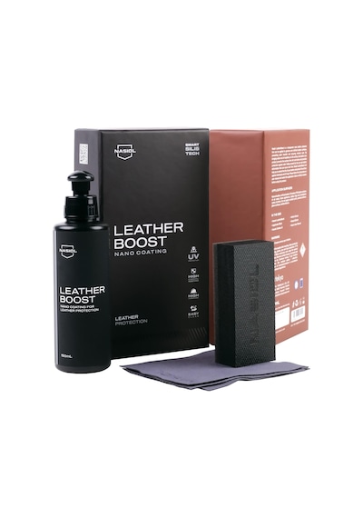 Nasiol-SET 10-Leatherboost Deri Yüzey Nano Kaplama ve Leather Cleaner Deri Yüzey Temizleme Seti-Deri Bakım ve Temizleme