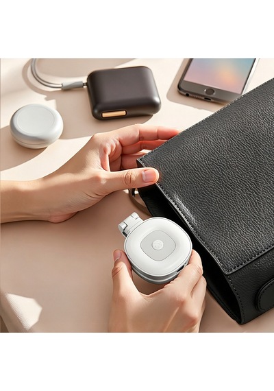 Go Des Ld1032 Dolgu Işıklı Magnetik Telefon Standı Gümüş