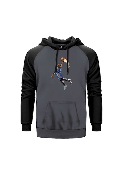 Okc Russell Westbrook Gri Renk Reglan Kol Sweatshirt Gri