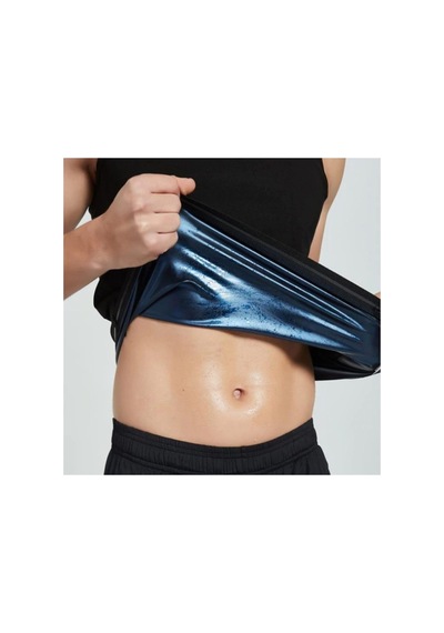 Multiflexpro Termal Sauna Terleten Erkek Atlet Siyah