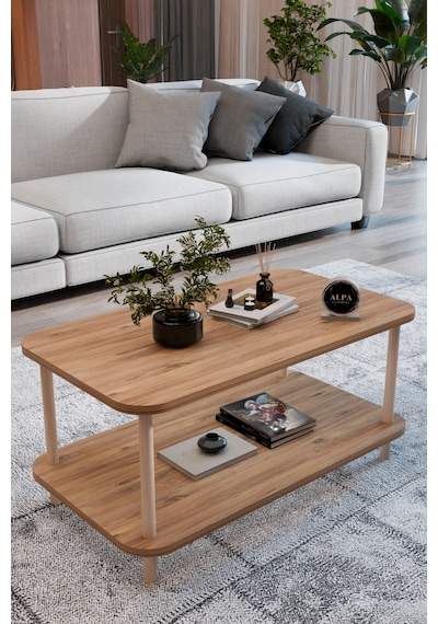 Kare Orta Sehpa 90 Cm 2 Raflı Salon Sehpası Ahşap Ayaklı Dekoratif Sehpa Atlantik Çam Kare Orta Sehpa 90 Cm 2 Raflı Salon Sehpası Ahşap Ayaklı Dekoratif Sehpa Atlantik Çam