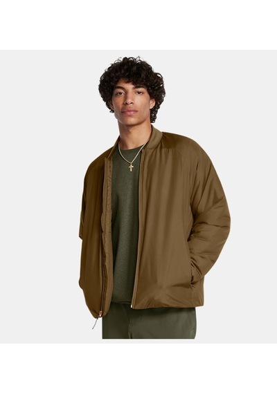 Under Armour - Erkek Unstoppable Yalıtımlı Bomber Mont 1388903-498 Coyote Coyote Çok Renkli