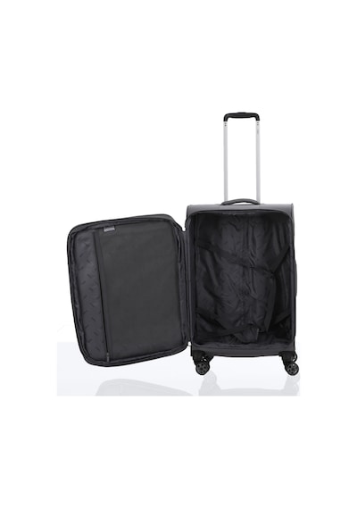 Baggaj V2411 Super Lıght Valiz Black Set Grey