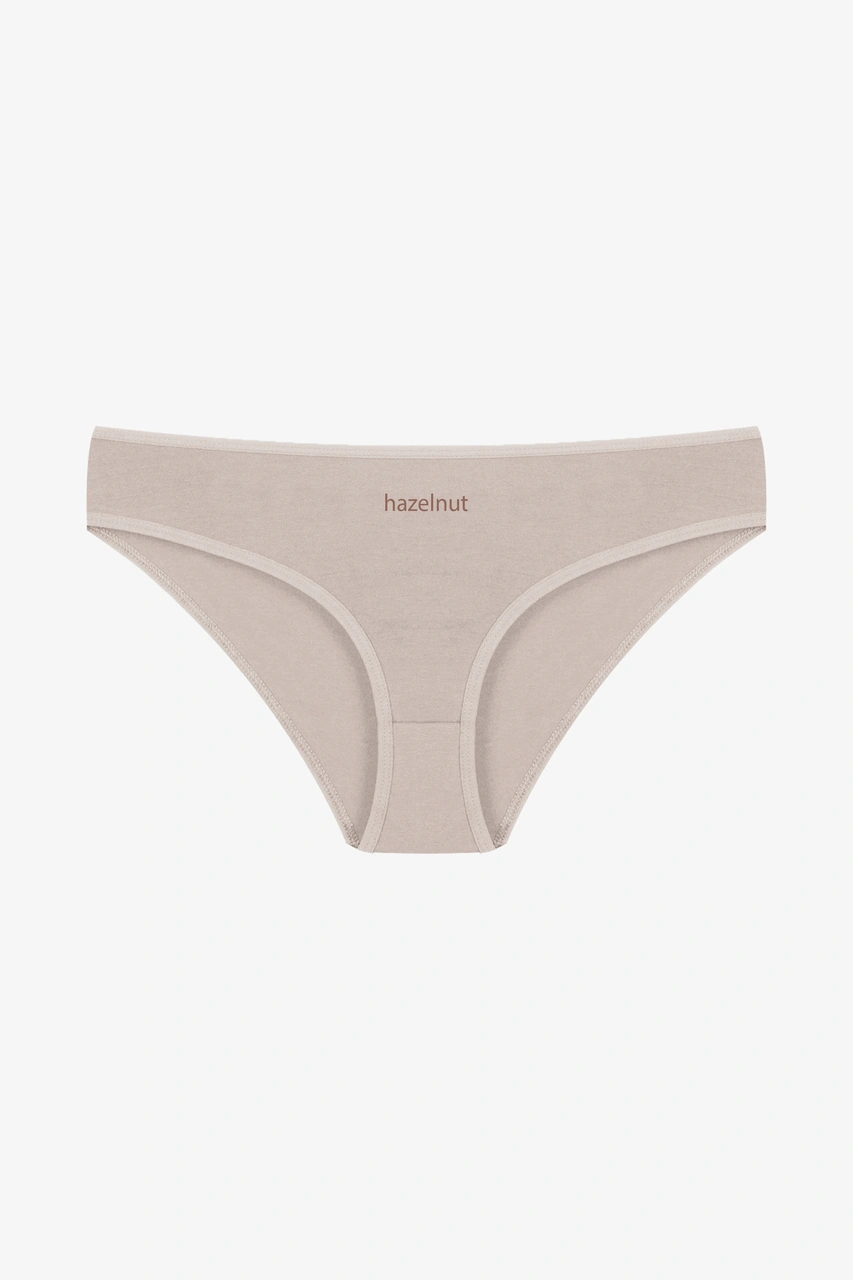 Kadın 3'lü Pamuklu Basic Külot 11040 Ten - Pembe