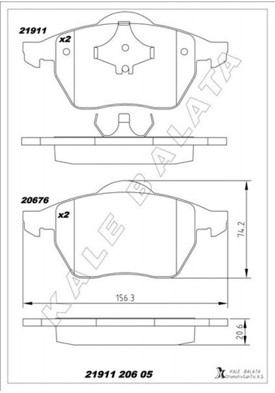 Disk - 605 - Fren Balatası Ön Bora 1998-2005-golf Iıı-ıv-new Beetle 1999-2010-passata3 - Mıxdepo - 1996-2003-tt 98-06 Disk - 605 - Fren Balatası Ön Bora 1998-2005-golf Iıı-ıv-new Beetle 1999-2010-passata3 - Mıxdepo - 1996-2003-tt 98-06