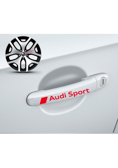 Audi Kapı 2 Kolu Sport Sticker Yapıştırma 8 Adet