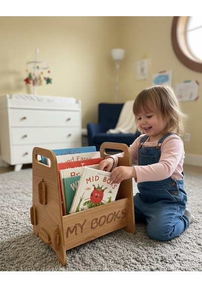 Montessori Ahşap Çocuk Kitaplığı Kahverengi Eğitici Ve Dekoratif Tasarım - Kitaplık Kahverengi Montessori Ahşap Çocuk Kitaplığı Kahverengi Eğitici Ve Dekoratif Tasarım - Kitaplık Kahverengi