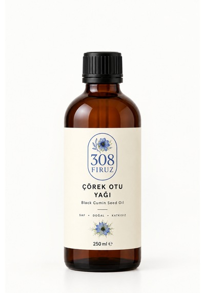 250ml Yerli Saf Çörek Otu Yağı Doğal Katkısız Teknokent Firması 250 ML