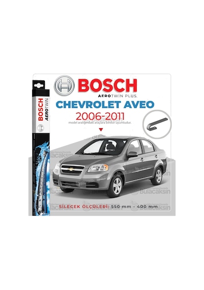 Chevrolet Aveo Sedan Muz Silecek Takımı 2006-2011 Bosch Aerotwi