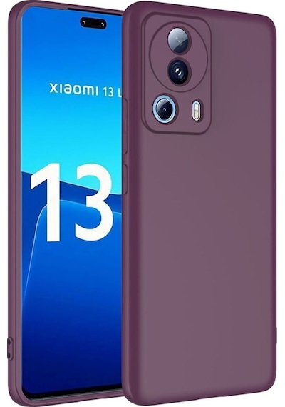 Xiaomi Mi 13 Lite Kılıf Zore Mara Lansman Kapak Koyu Mor