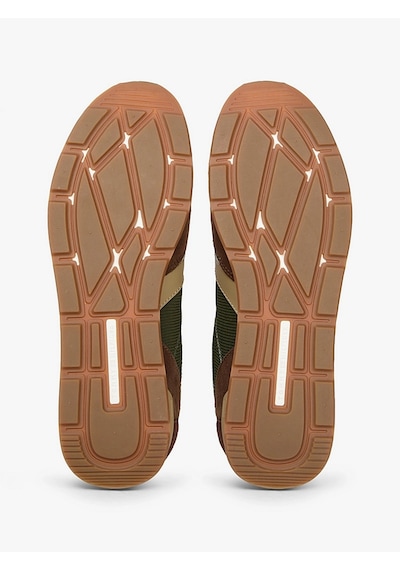 Tommy Hilfiger Fm0fm05679 Runner Icon Mix Erkek Günlük Ayakkabı Kahverengi