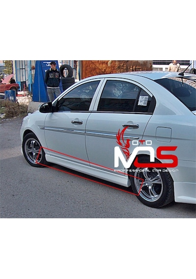 Hyundai Accent Era Marşpiyel Takımı Fiberglass Boyasız