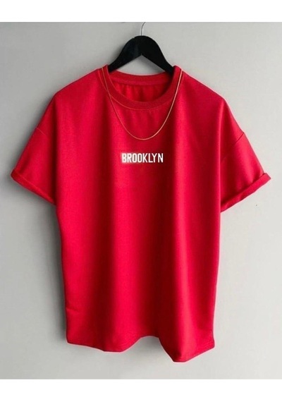 Altamira Unisex Brooklyn Baskılı Oversize Tshirt 001