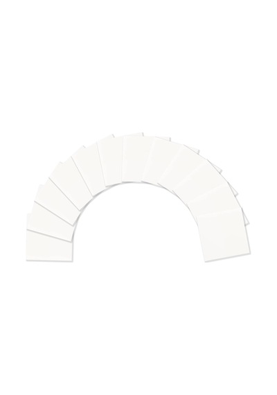 Şeffaf Notlar, 12 Blok, Blok Başına 36 Yaprak, 73 Mm X 73 Mm, Şeffaf - Öğrenciler İçin Yeniden Konumlandırılabi