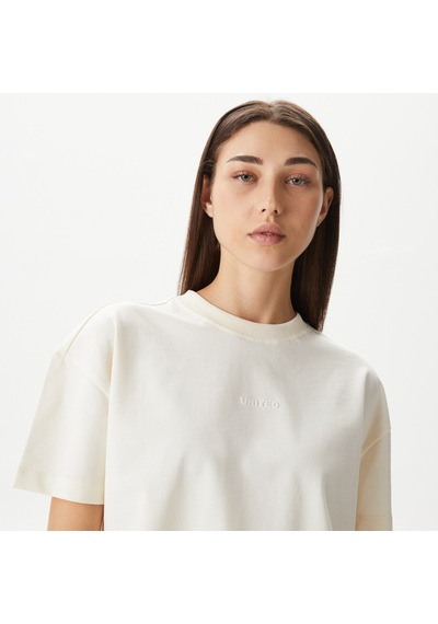 United4 Unıted4 Kadın Krem Crop T-shirt