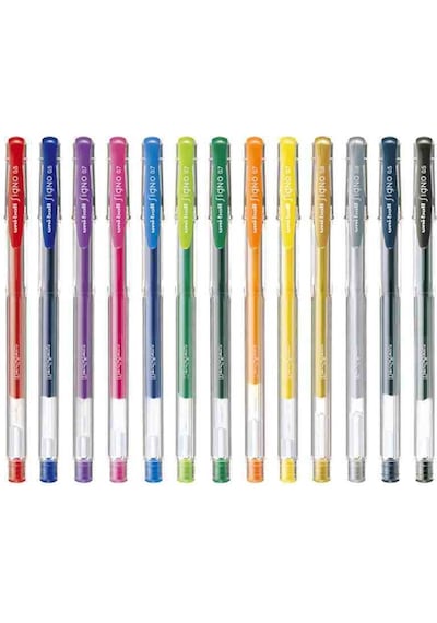 Uni-ball Um-100 Signo Fine 0.7 Jel Kalem Mavi