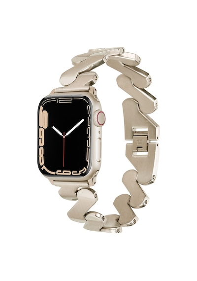 Kilifone -  Apple Uyumlu  Watch  7 41mm - Kordon Metal Strap Kayış Krd-80