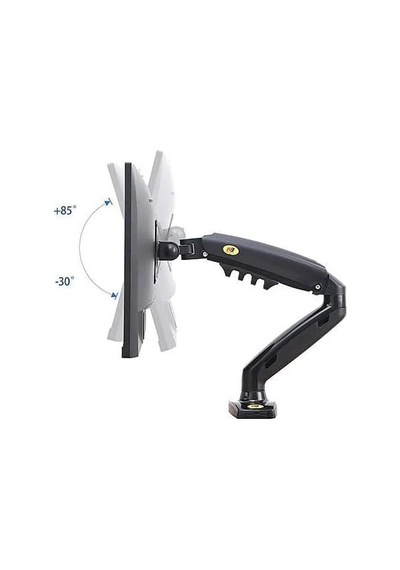 Omniax Nb-f80 Monitör Kolu, Gaz Yaylı Amortisör Sistemi, 17-30 İnç Uyumlu, 2-9 Kg Taşıma Kapasitesi, Masa Tipi Mo