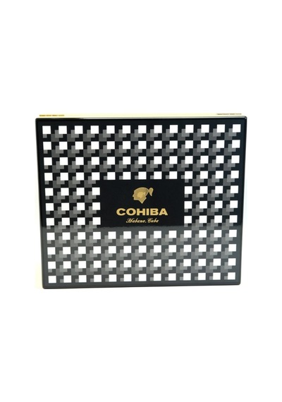 Cohiba Sarı Nokta Desenli Sedir Humidor Puro Kutusu - Tr9820