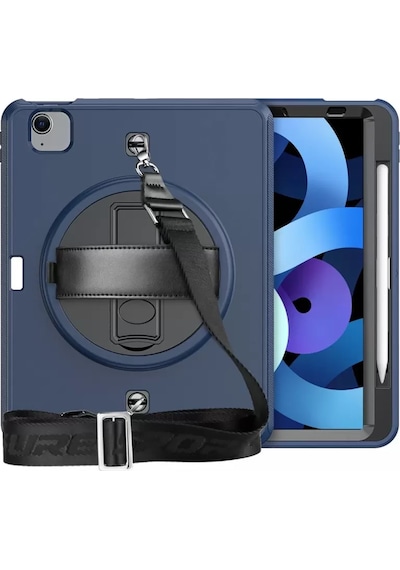 Newface Apple İpad Pro 11 2020 Kılıf Strap-c Otterbox Tablet Kapak - Lacivert Tablet Kılıfı
