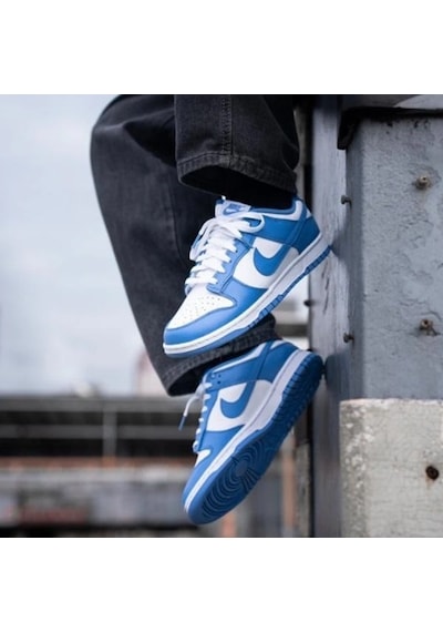 Nike Dunk Low Retro Polar Blue Erkek Sneaker Ayakkabı-sportxoutlet Beyaz -  Mavi