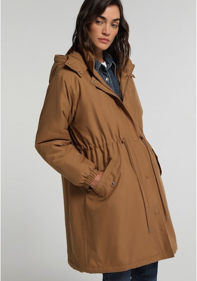 Colin's Colins Regular Fit Kadın Kahverengi Yağmurluk Cl1081122 Q1.v1 Cml Camel