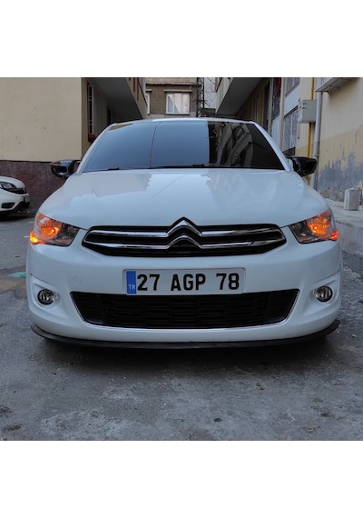 Sts Oto Aksesuar Citroen C Elysee 2012-2019 Batman Yarasa Ayna Kapağı Piano Black Abs Plastik (01)