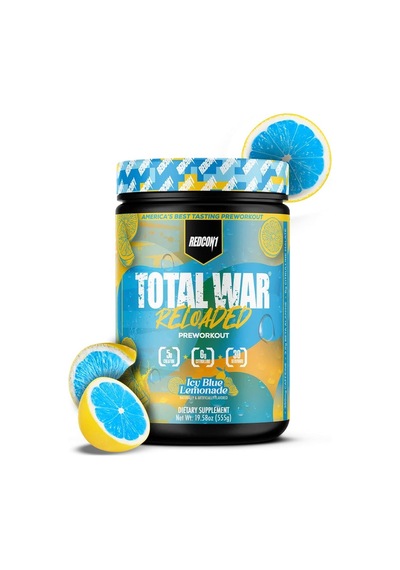 Redcon1 Total War Reloaded Preworkout Icy Blue Lemon 555 G