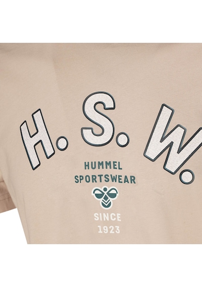 Hummel Hayes Kısa Kollu Tişört 912100-9033 Bej
