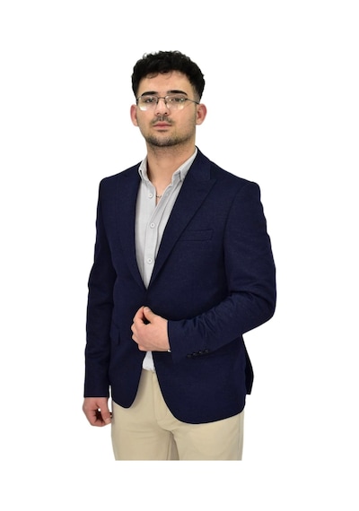 Erkek Lacivert Tek Spor Ceket Bgl-st04467 Lacivert