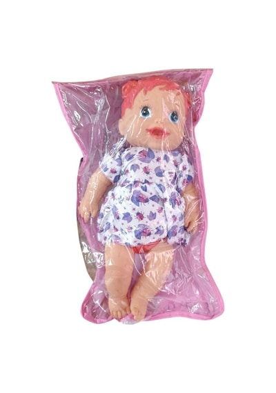Asya Oyuncak Poşette Bebek Elf231007-mor Elbiseli
